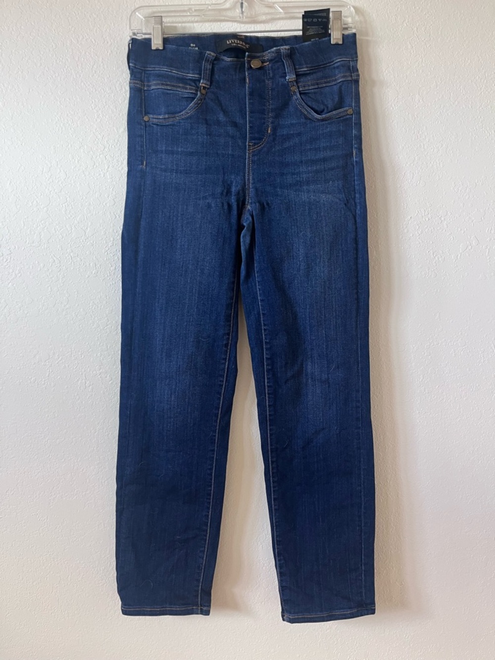 Liverpool Women's Dark Blue Slim Straight Leg Jeans 4 / 27